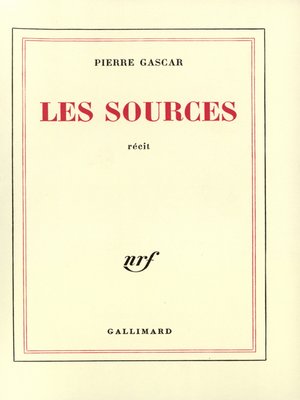 cover image of Les Sources